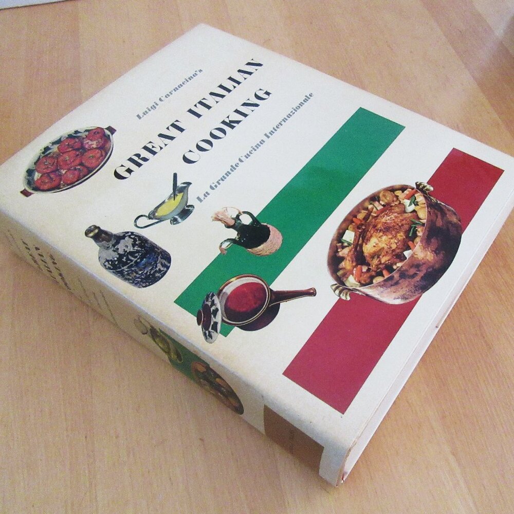 GREAT ITALIAN COOKING Luigi Carnacina (HC 1965) Instruction, Dictionary, Recipes